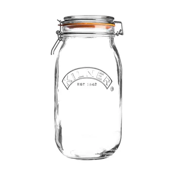 Kilner runde Bügelverschlussglas - Klar, 2 L - Kilner