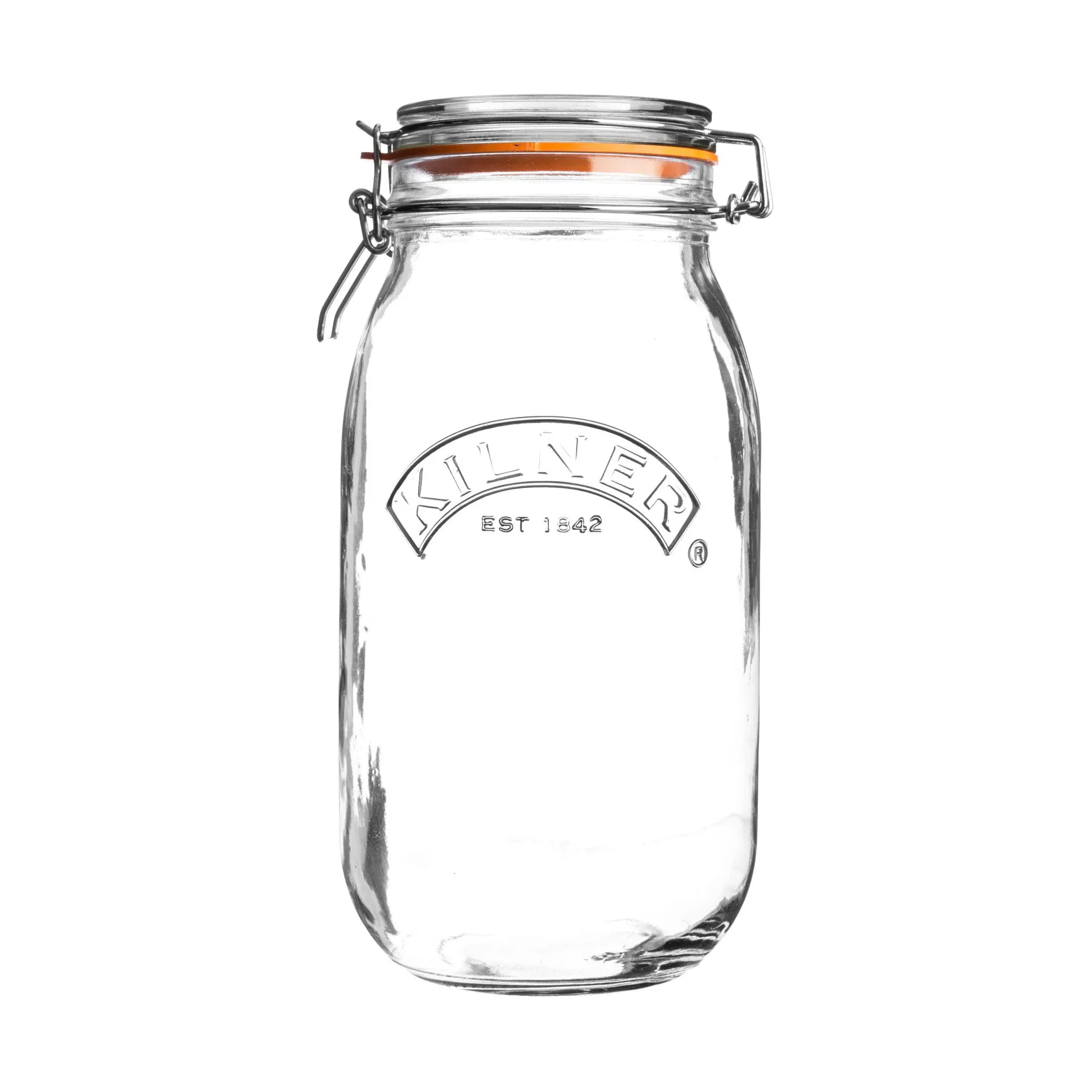 Kilner runde Bügelverschlussglas, Klar, 3 L Kilner