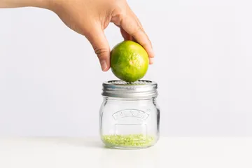 Kilner Vorratsglas mit Reibedeckel - Silber-klar, 250 ml - Kilner