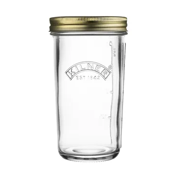 Kilner WIDE Konservenglas - Klar-Gold, 0,5 l - Kilner