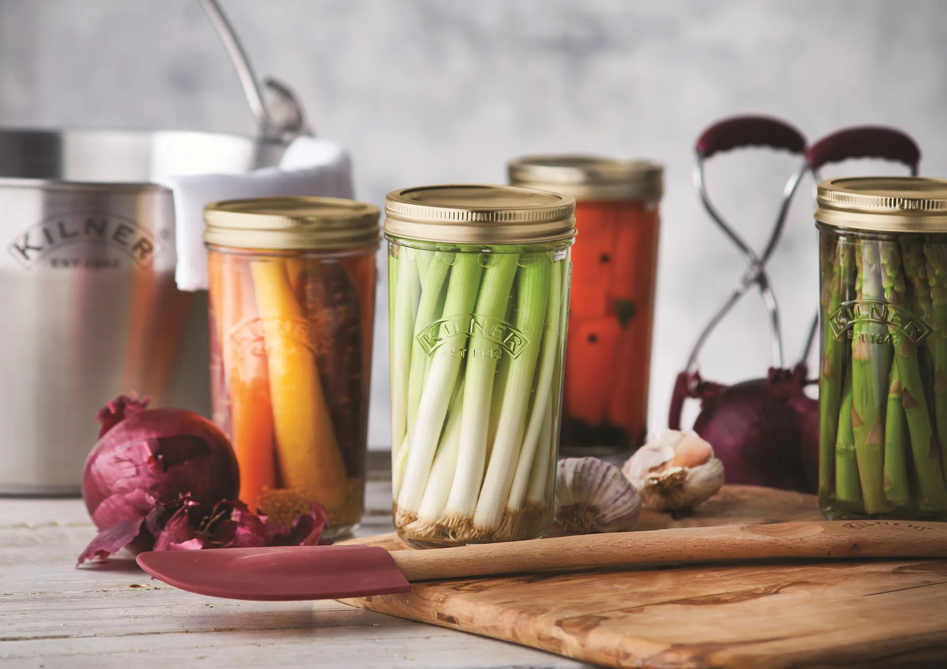 Kilner WIDE Konservenglas, Klar-Gold, 0,5 l Kilner