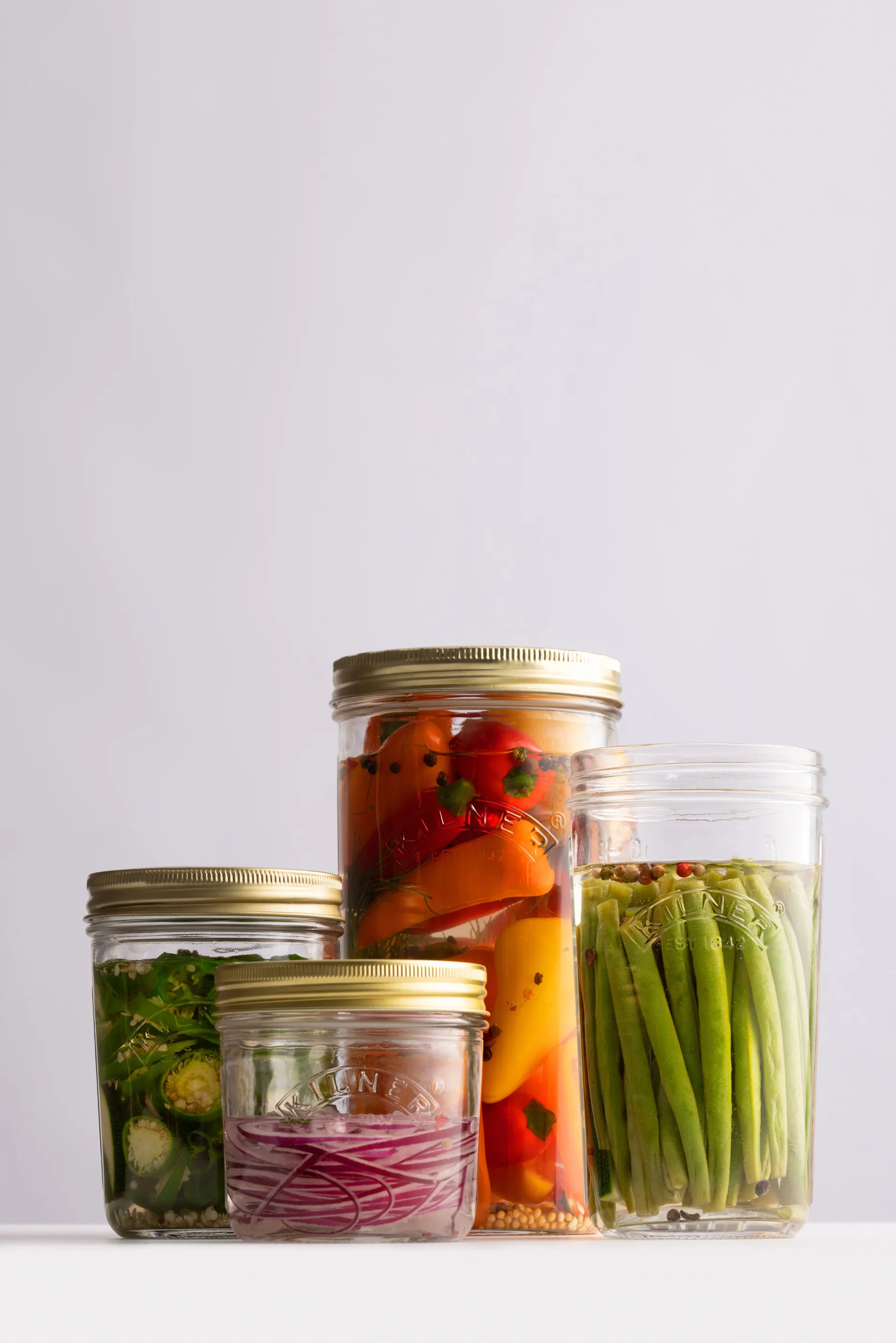 Kilner WIDE Konservenglas, Klar-Gold, 350 ml Kilner