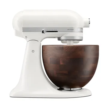Artisan 5KSM156 Küchenmaschine mit Holzschüssel 4,7 l - Porcelain white-walnut - KitchenAid