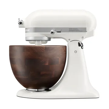 Artisan 5KSM156 Küchenmaschine mit Holzschüssel 4,7 l - Porcelain white-walnut - KitchenAid