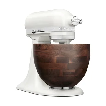 Artisan 5KSM156 Küchenmaschine mit Holzschüssel 4,7 l - Porcelain white-walnut - KitchenAid