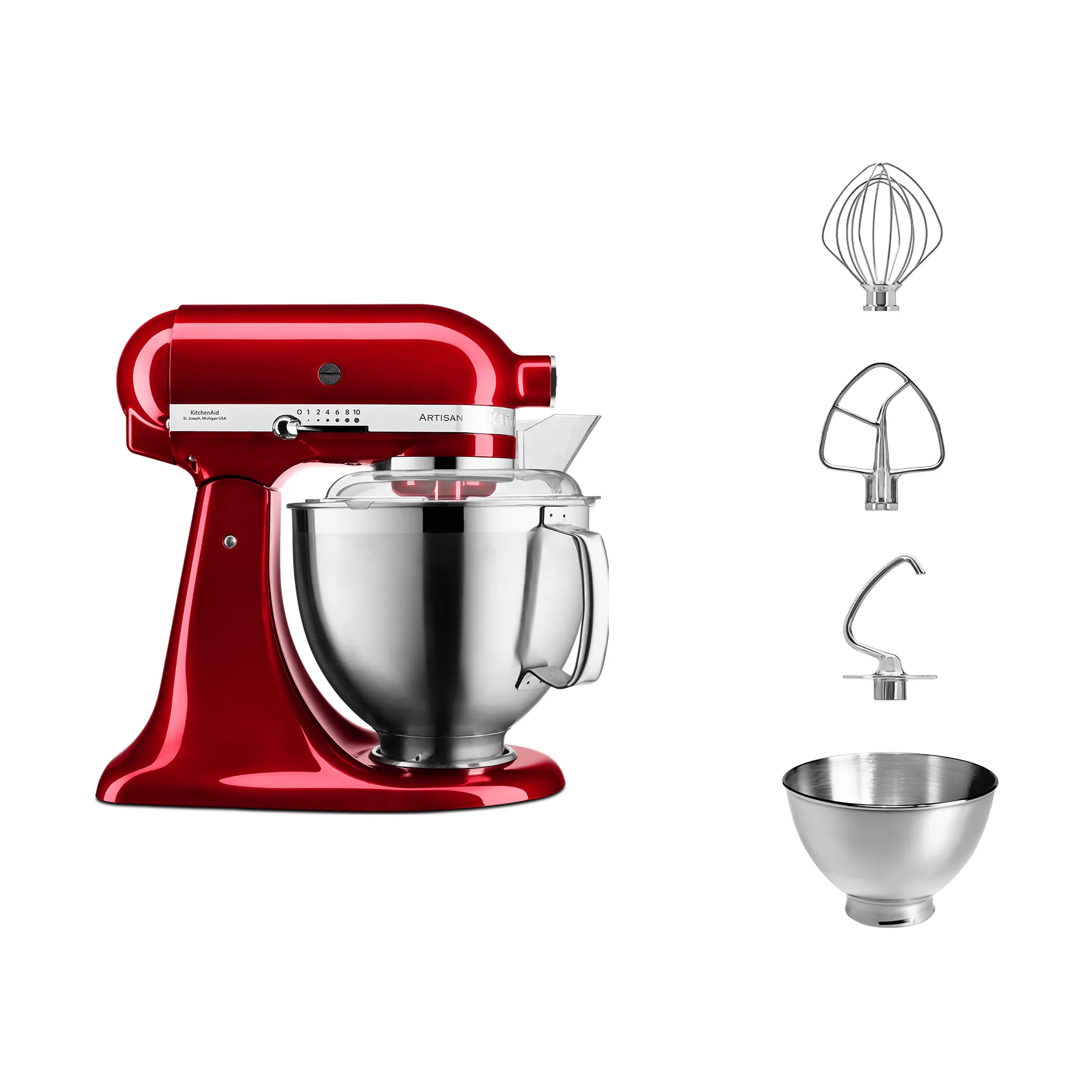Artisan 5KSM185 Küchenmaschine 4,8 l, Candy apple KitchenAid