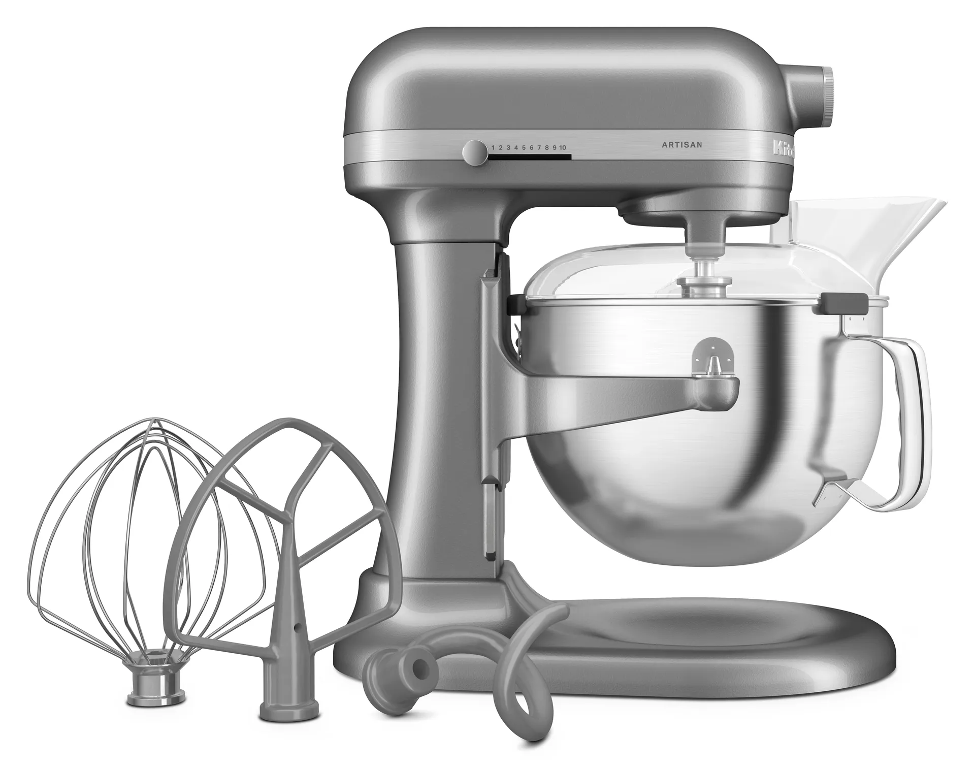 Artisan 5KSM60 Küchenmaschine mit Schwenkarm 5,6 L, Contour silver KitchenAid