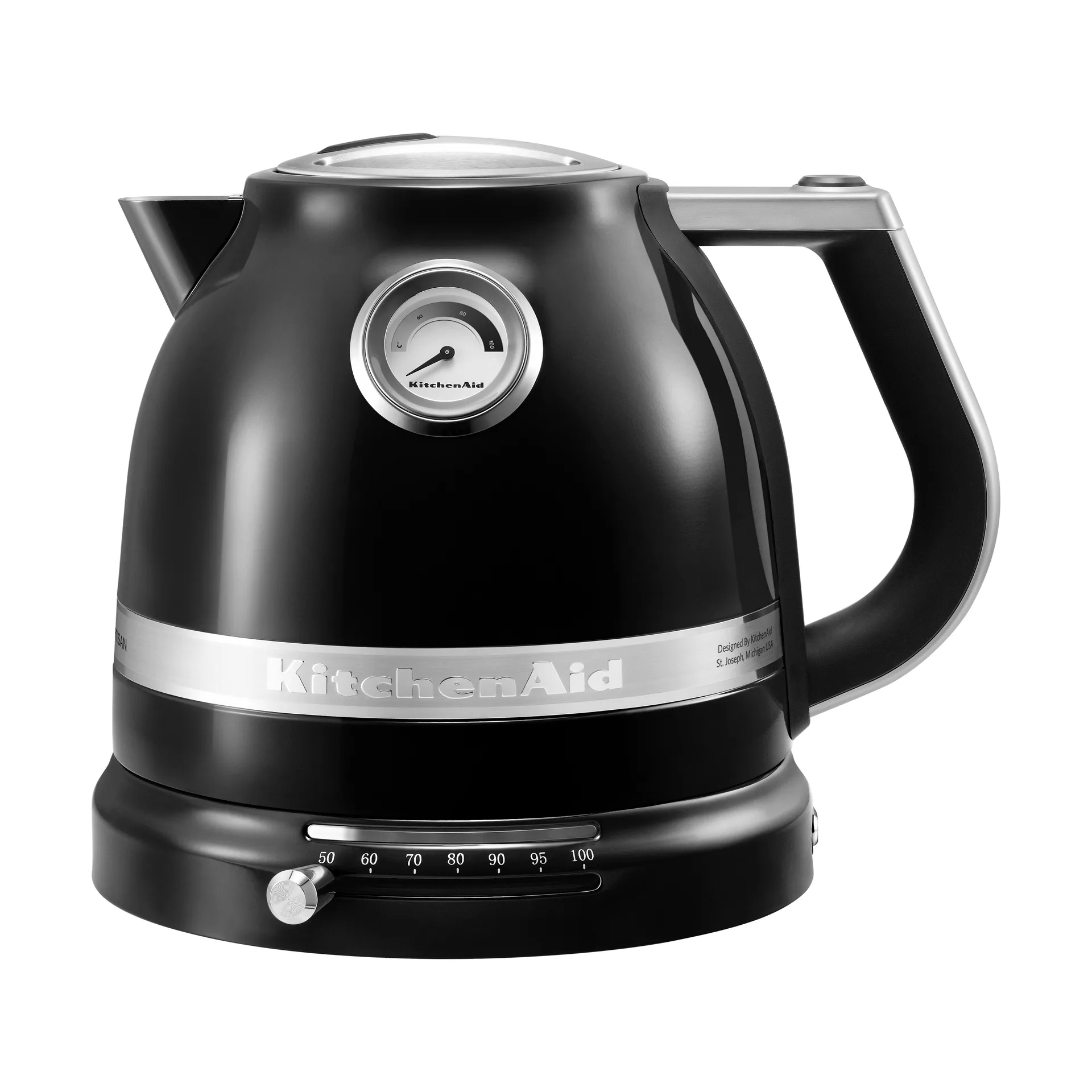 Artisan Wasserkocher mit variabler Temperatur 1,5 l, Schwarz KitchenAid
