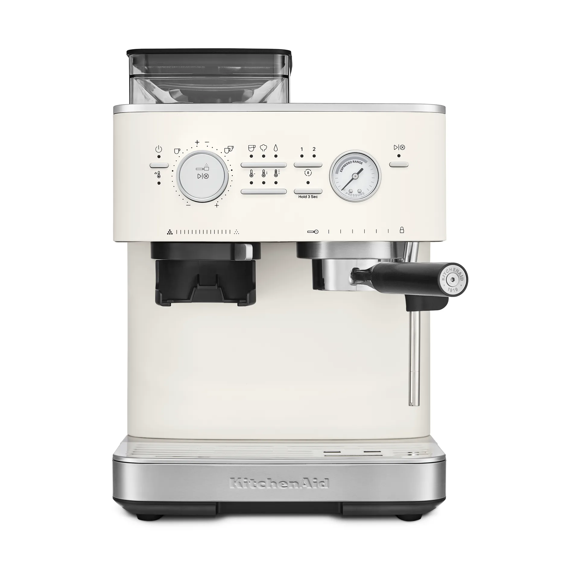 KitchenAid halbautomatische Espressomaschine mit Mühle, Porcelain white KitchenAid