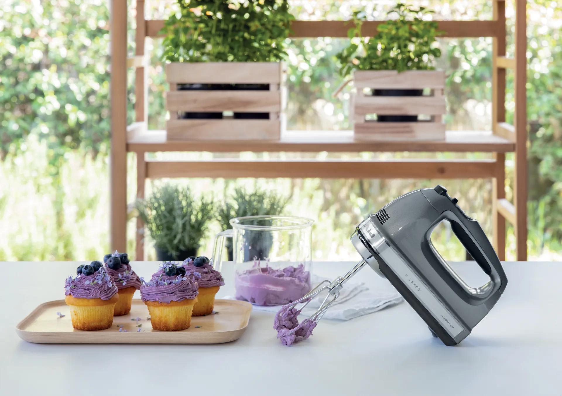 KitchenAid Handmixer mit 9 Geschwindigkeiten 85W, Contour silver KitchenAid