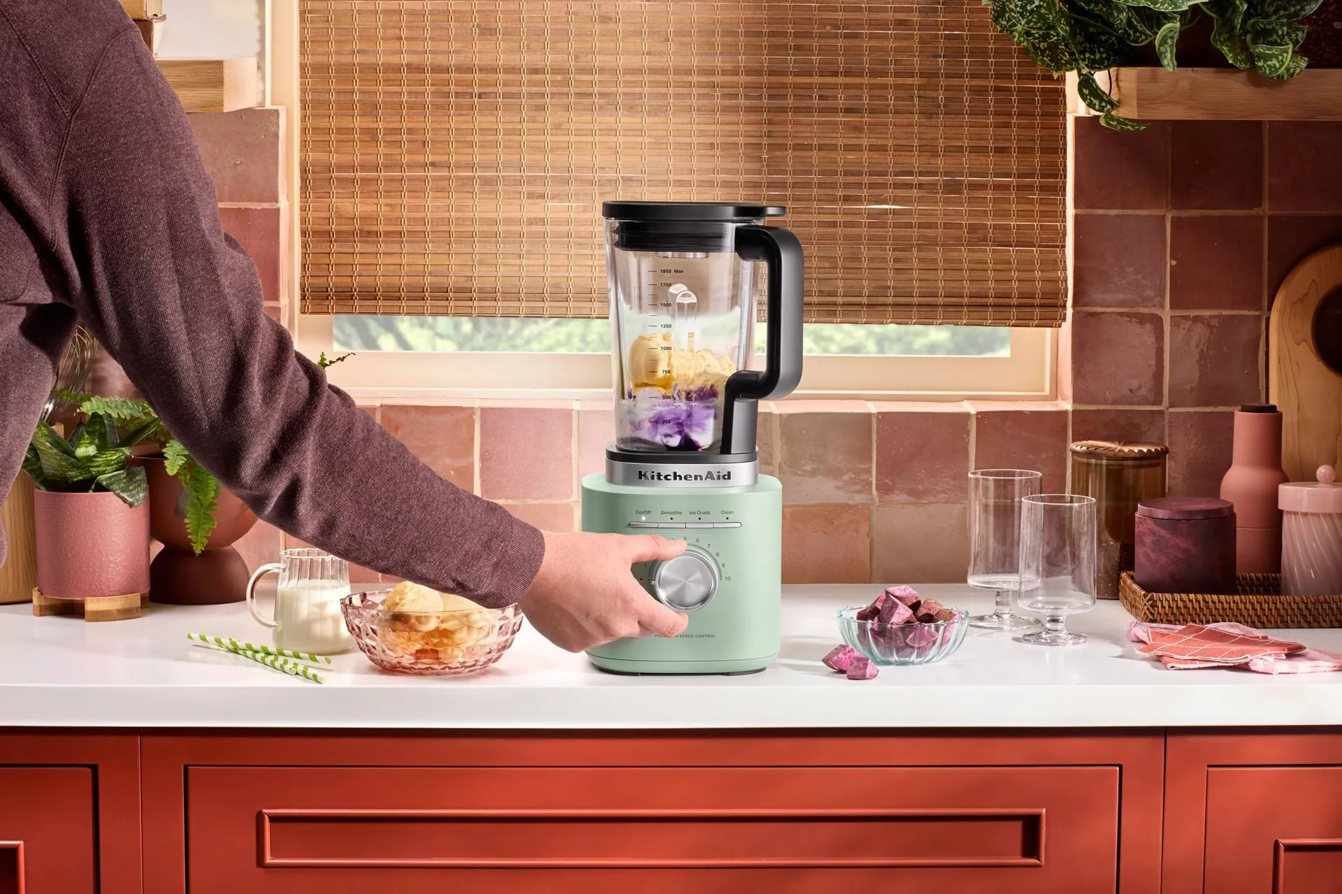 KitchenAid Pure Power Blender-Glaskanne, Kardamom, 1,85 l KitchenAid