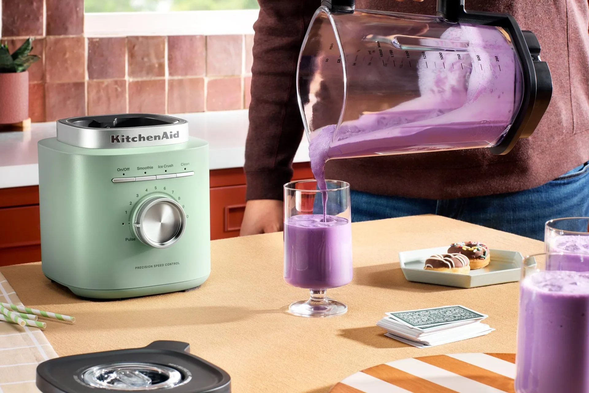 KitchenAid Pure Power Blender-Glaskanne, Kardamom, 1,85 l KitchenAid