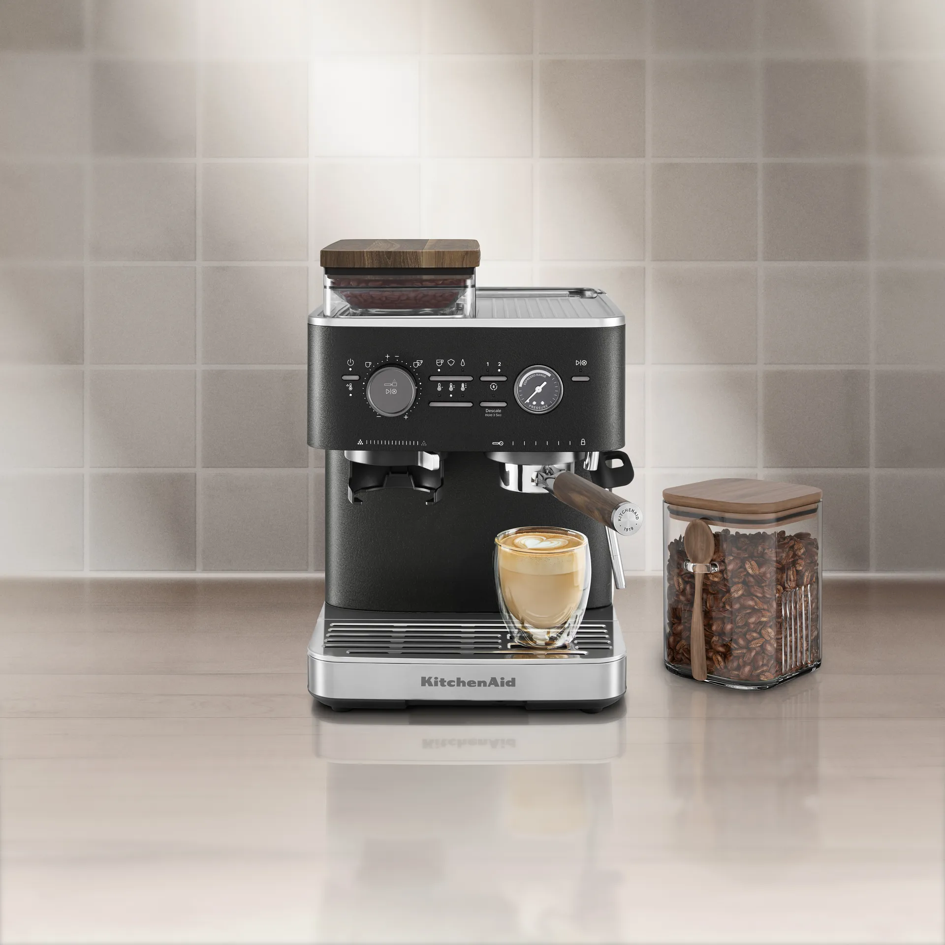 Zubehörset für Espressomaschine, Walnut KitchenAid
