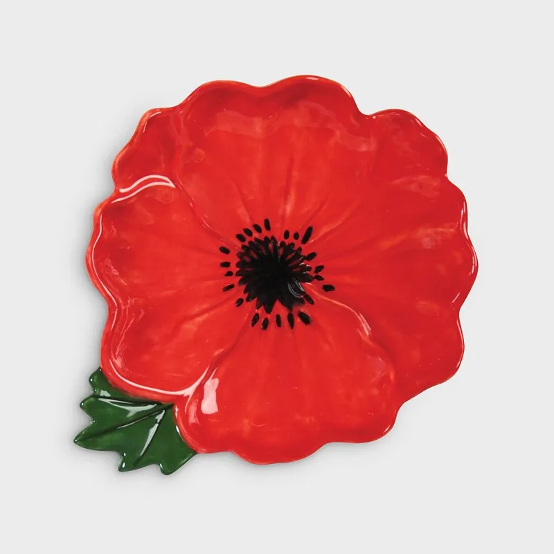 Poppy Schale Ø21 cm, Rot &Klevering