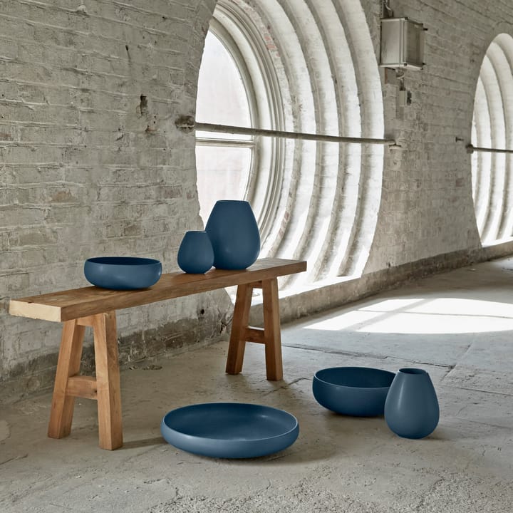 Earth Schale 30cm, Blau Knabstrup Keramik