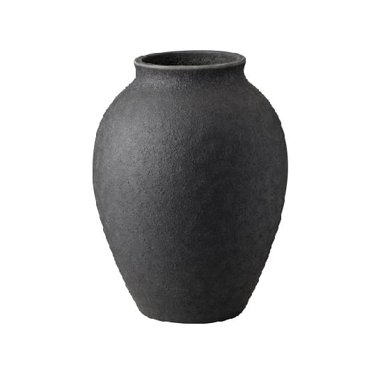 Knabstrup Vase 12,5cm, Schwarz Knabstrup Keramik