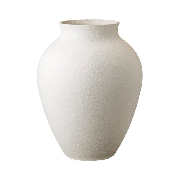 Knabstrup Vase 20cm, Weiß Knabstrup Keramik