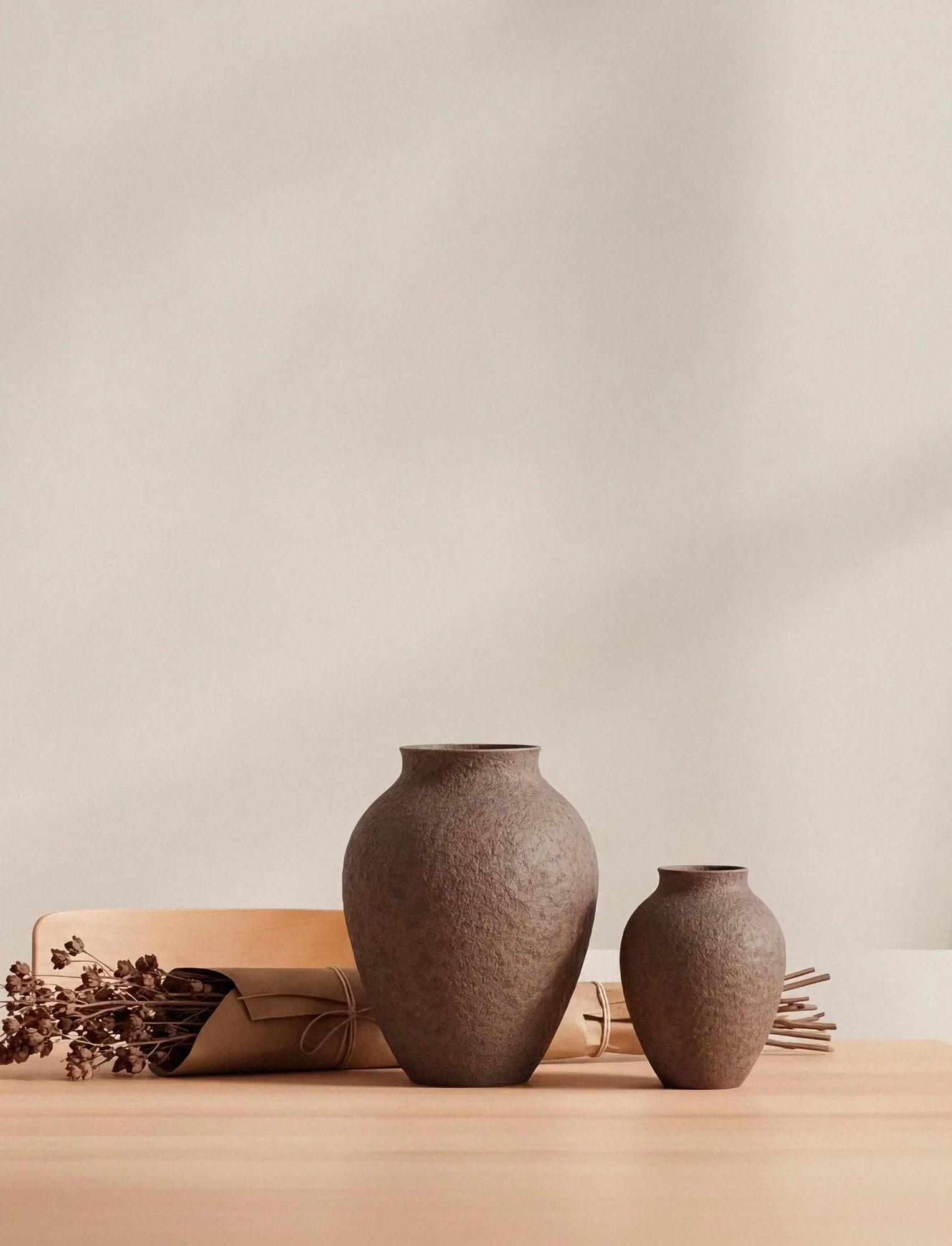 Knabstrup Vase 27cm, Rinde Knabstrup Keramik