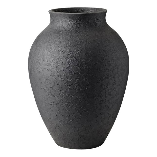 Knabstrup Vase 27cm, Schwarz Knabstrup Keramik