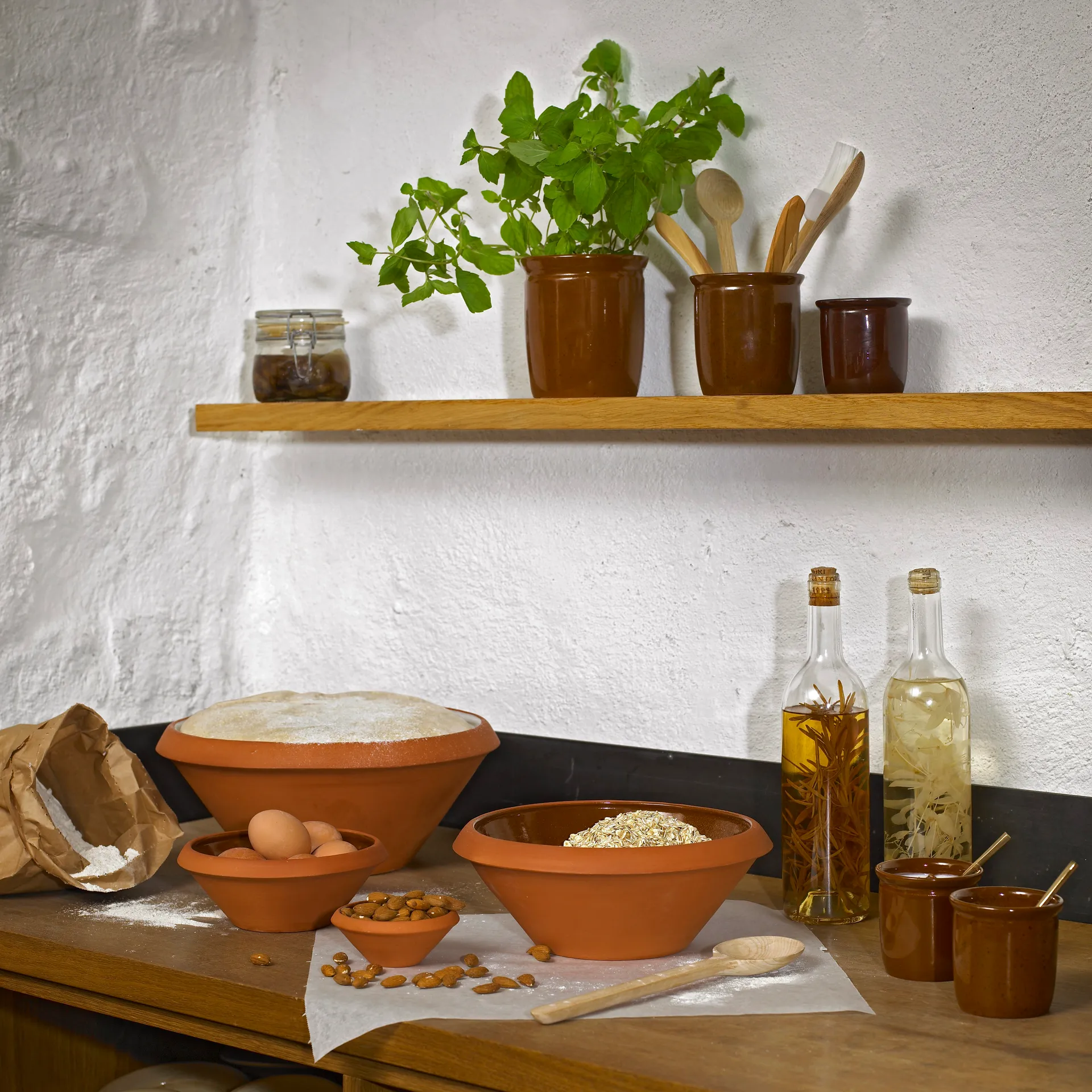 Pickle Dose 1 l, Braun Knabstrup Keramik