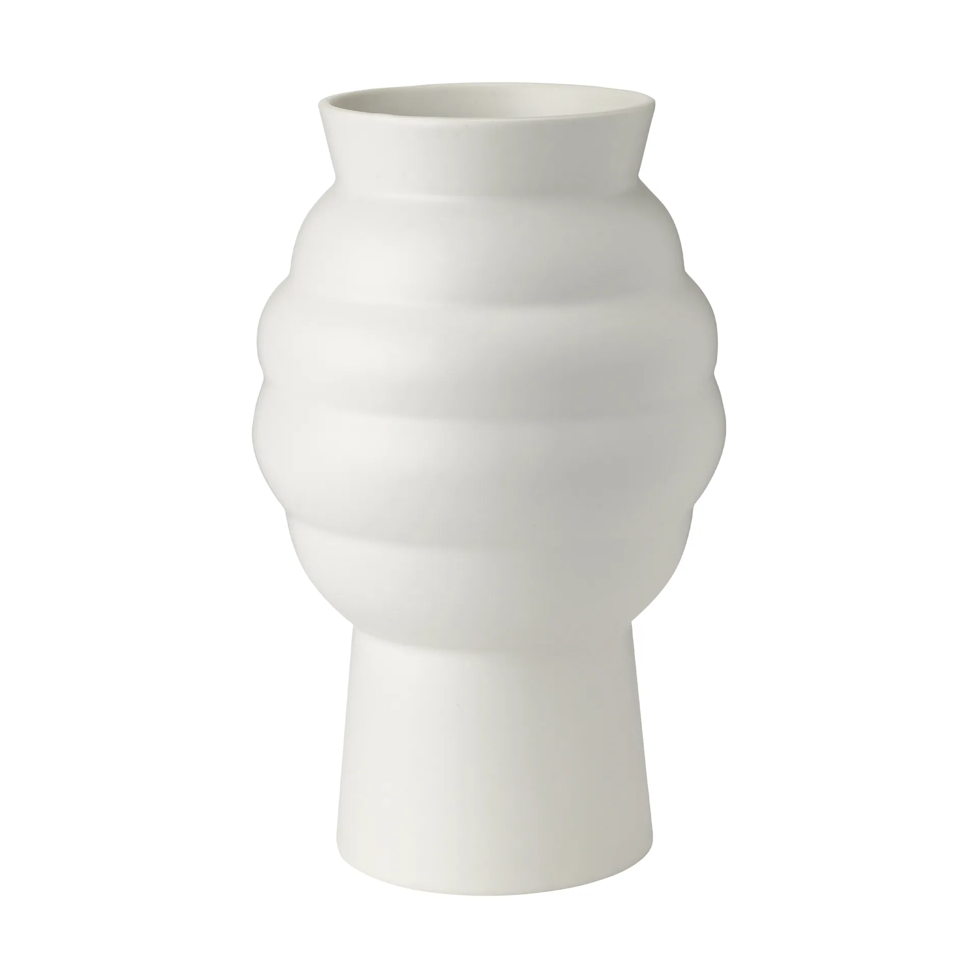 Tortus Archie Vase No2 23,5 cm, Weiß Knabstrup Keramik