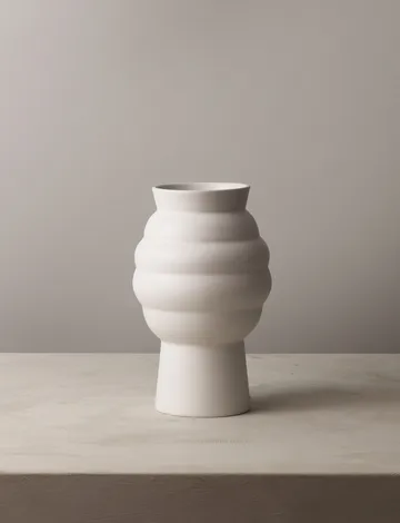 Tortus Archie Vase No2 23,5 cm - Weiß - Knabstrup Keramik