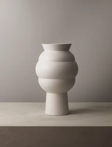 Tortus Archie Vase No4 37 cm - Weiß - Knabstrup Keramik