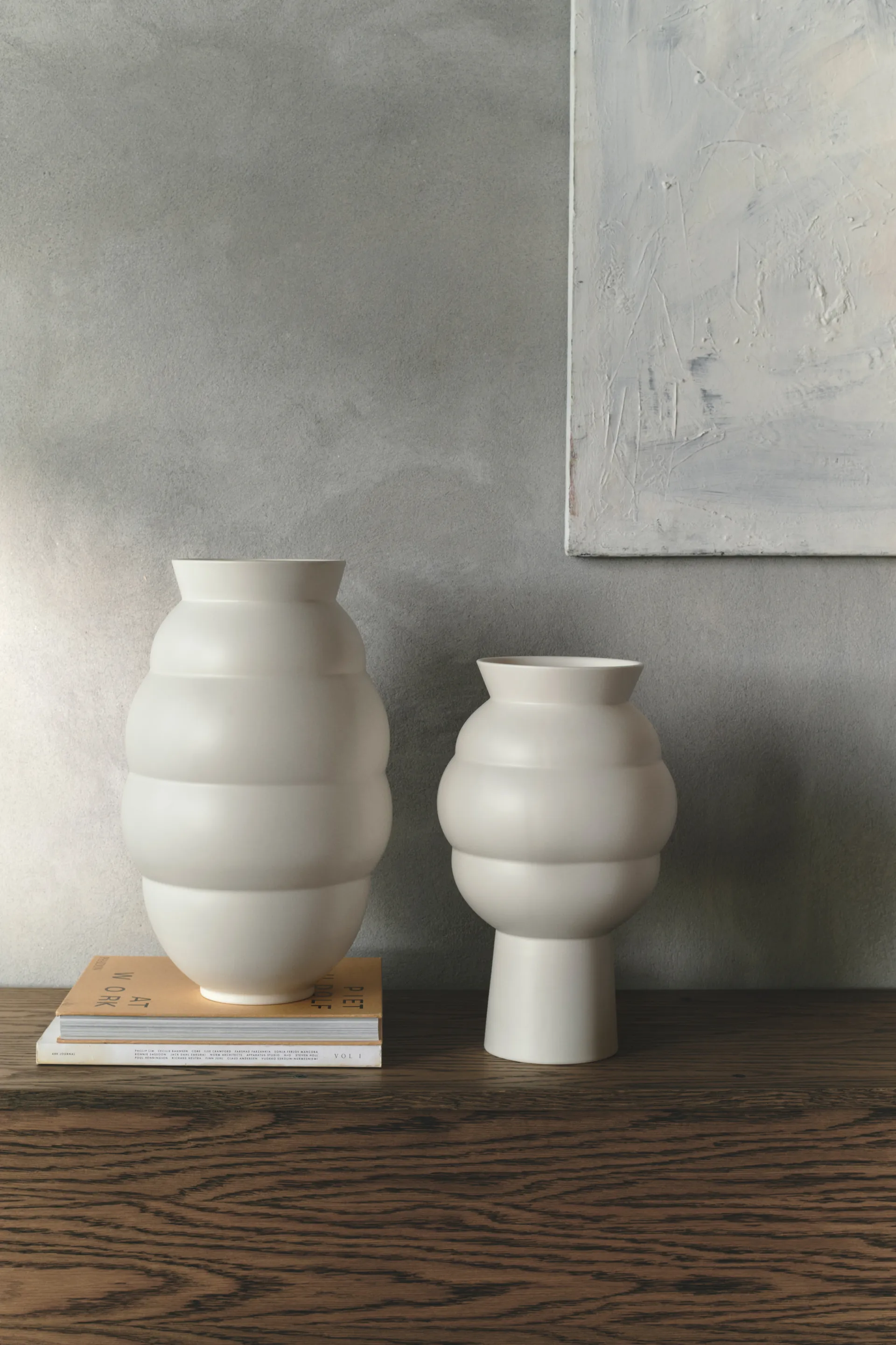 Tortus Archie Vase No5 41,5 cm, White Knabstrup Keramik