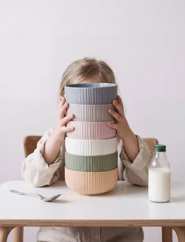 Verda Schale - Soft sand, Ø13 cm - Knabstrup Keramik