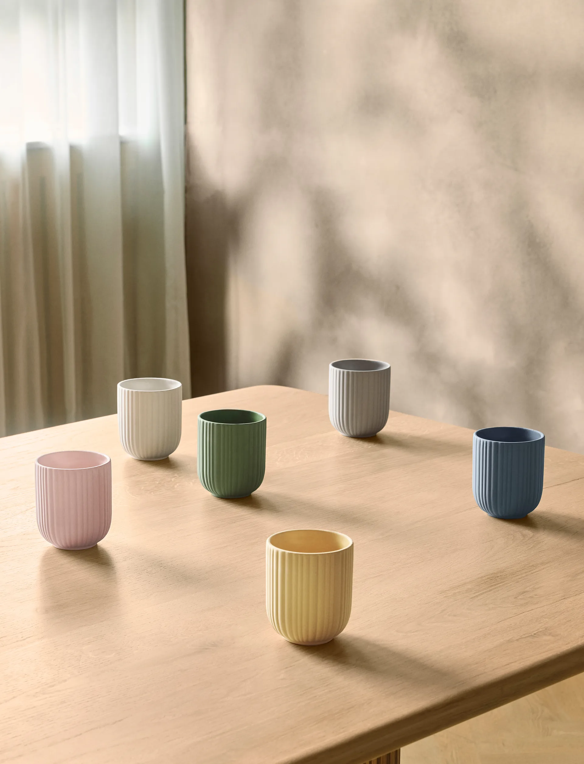 Verda Tasse 25 cl, Soft orange Knabstrup Keramik