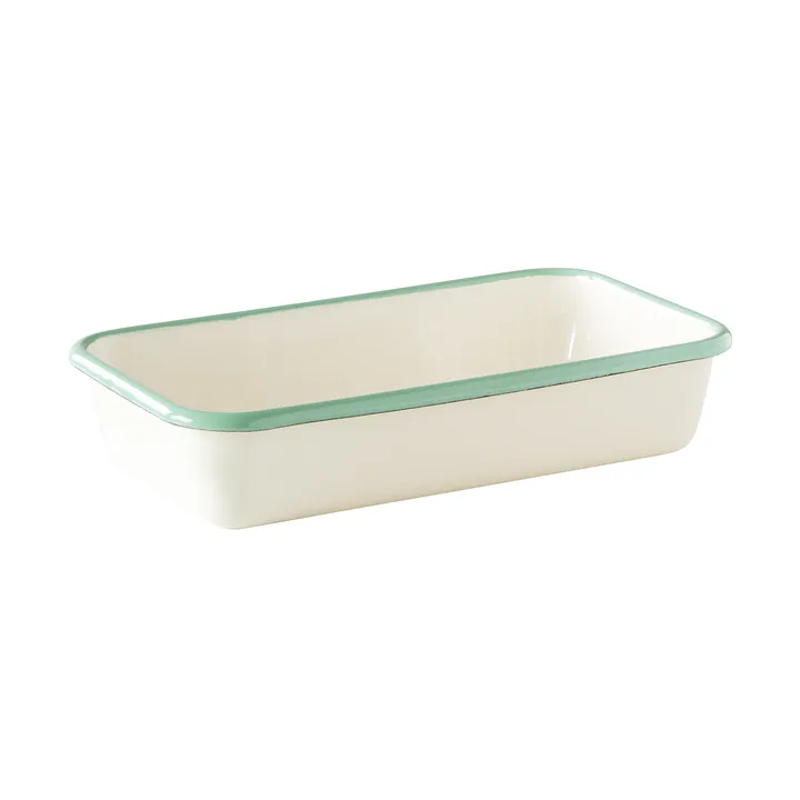 Kockums Auflaufform - Cream lux-grün, 23×13,5 cm - Kockums Jernverk