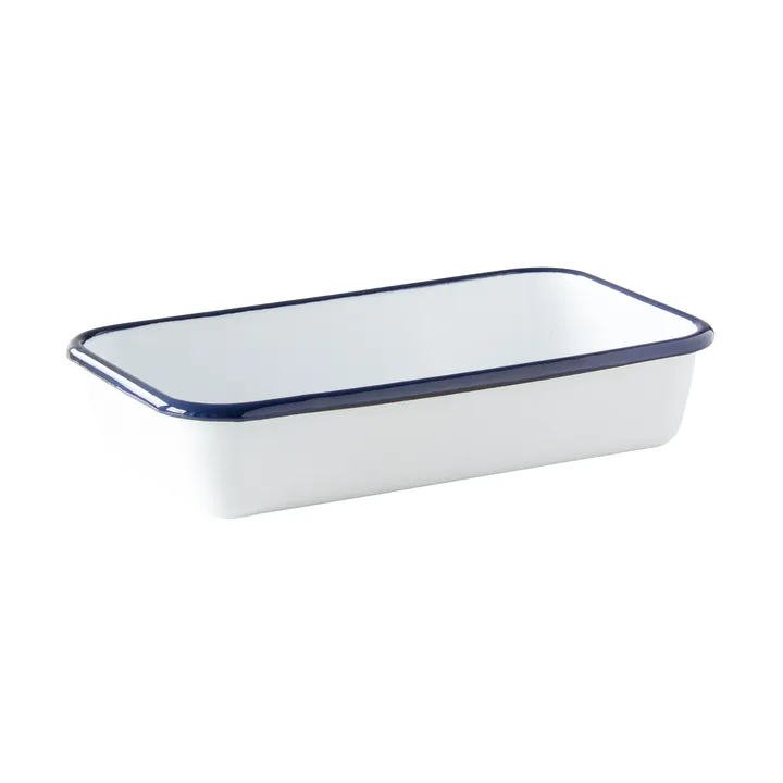 Kockums Auflaufform - Kockums white-blau, 23×13,5 cm - Kockums Jernverk