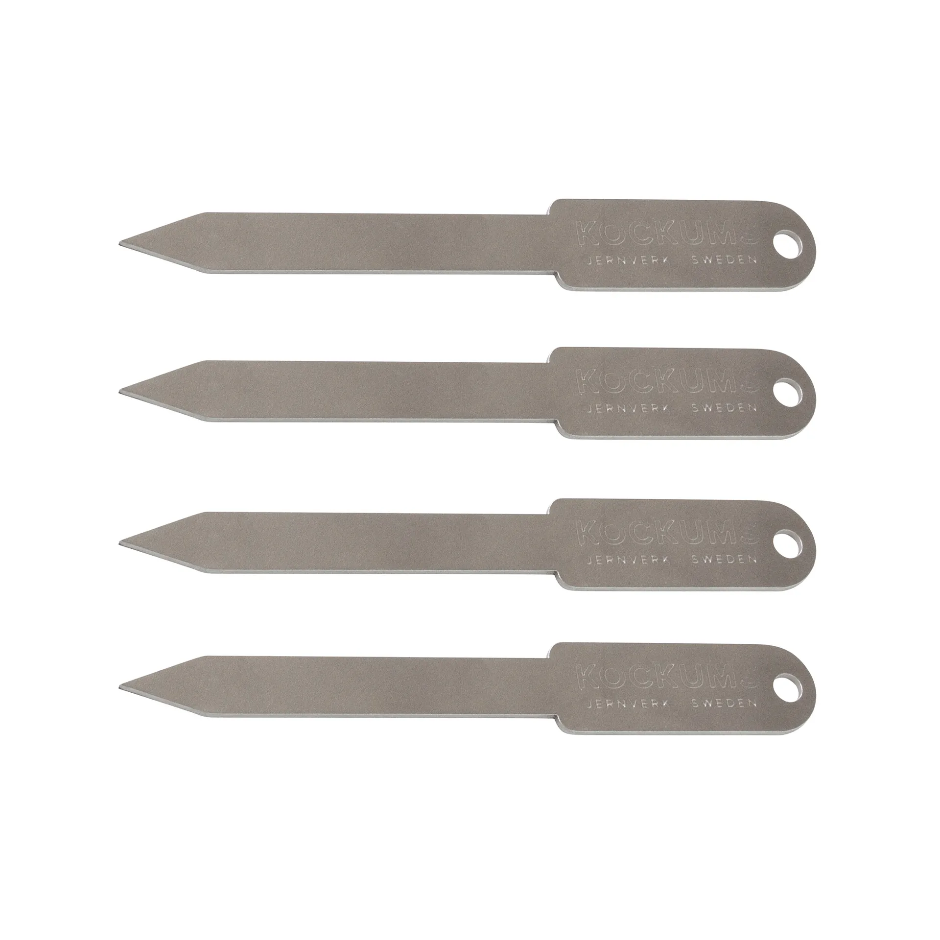 Kockums Burger-Sticks 4er Pack, Edelstahl Kockums Jernverk