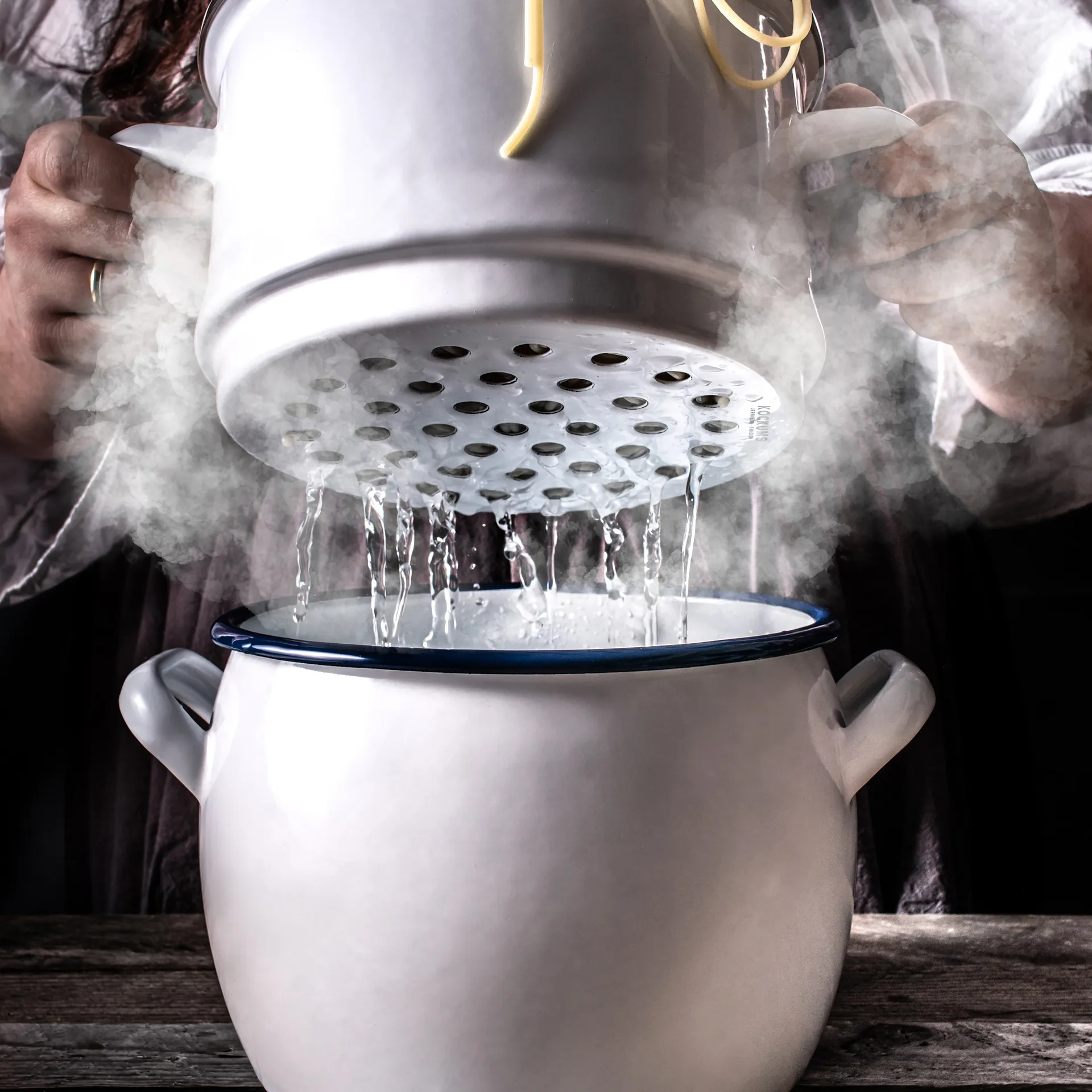 Kockums Paket Topf und Sieb, Kockums White Kockums Jernverk