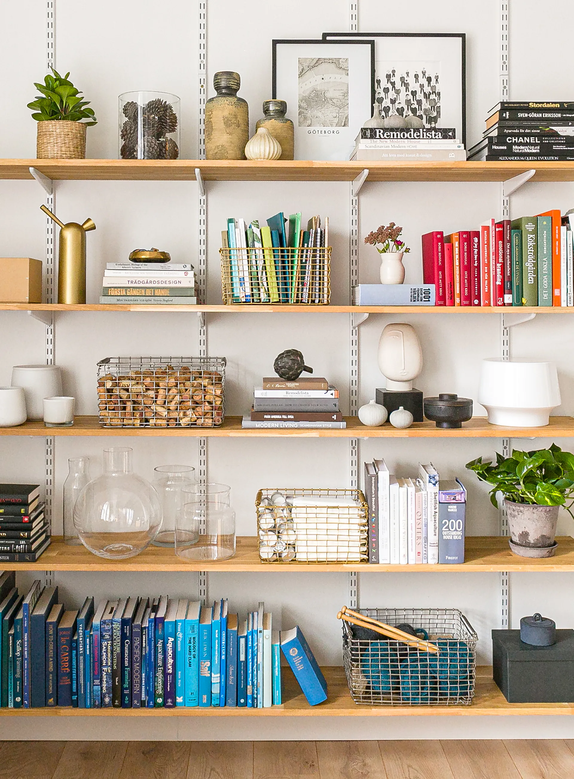 Rectangular 15 Verwahrungskorb, Messing KORBO