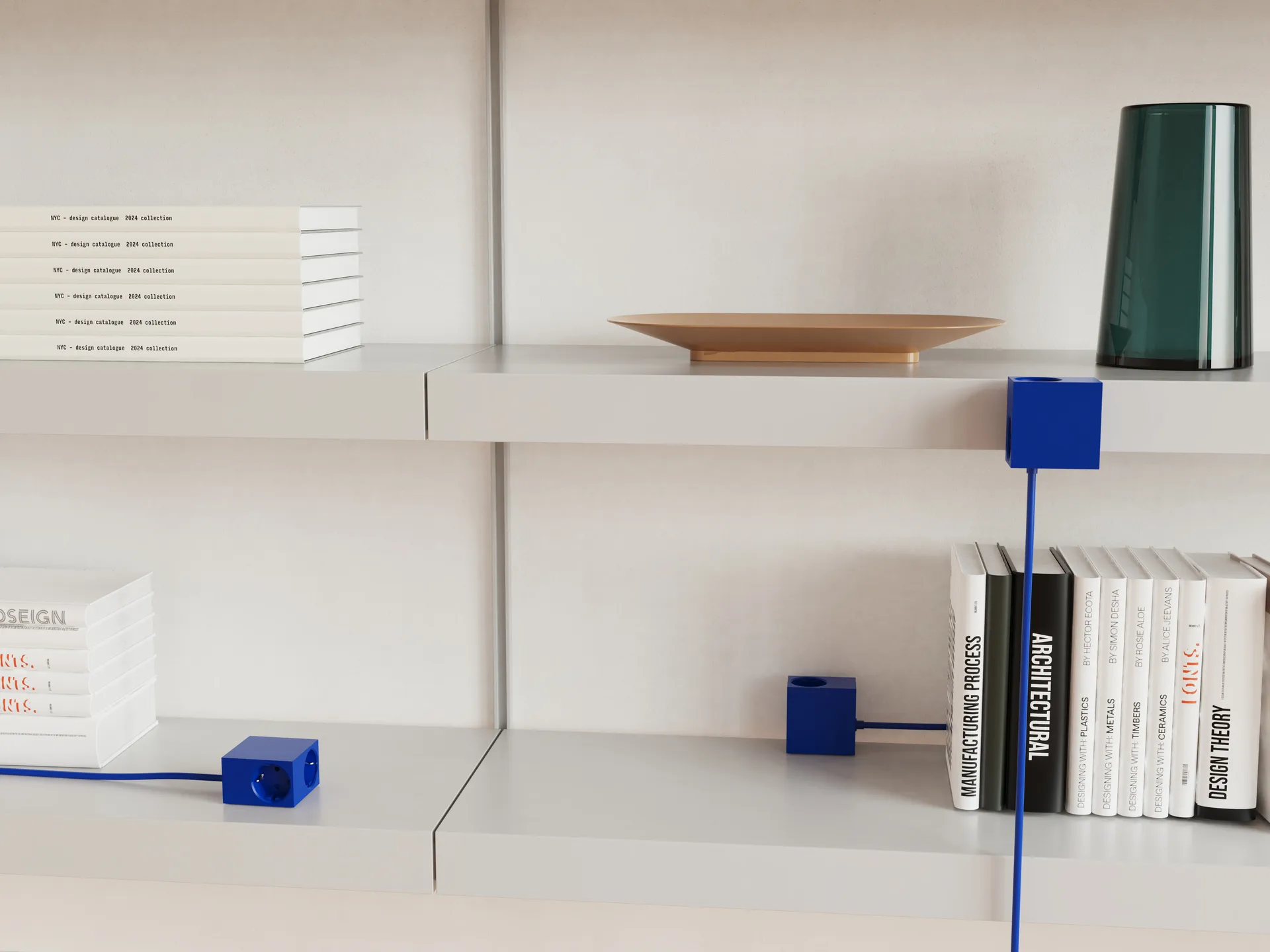 Cuboid+ Steckdose USB-C 30W 2 m, Catalina Blue Kord