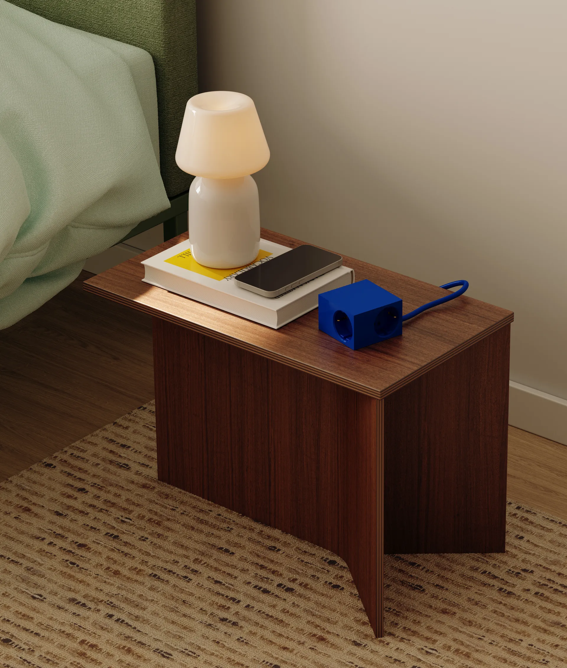 Cuboid+ Steckdose USB-C 30W 2 m, Catalina Blue Kord