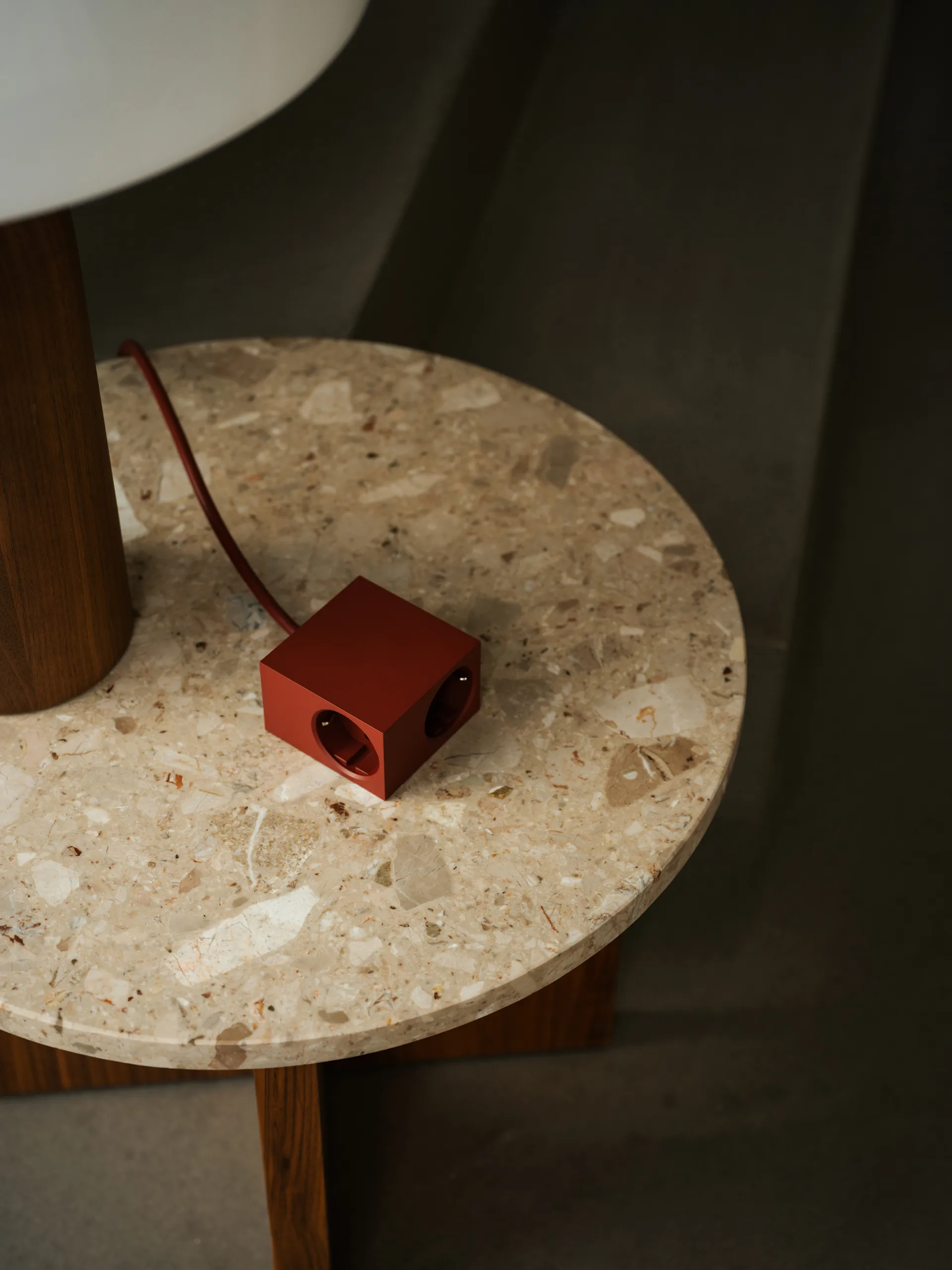 Cuboid+ Steckdose USB-C 30W 2 m, Fired Brick Kord