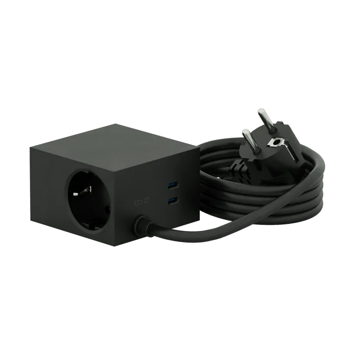Cuboid+ Steckdosenleiste USB-C 30W 2 m - Black - Kord