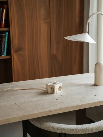 Cumulus+ case-Schale für Cuboid+ Steckdosenleiste - Beige - Kord