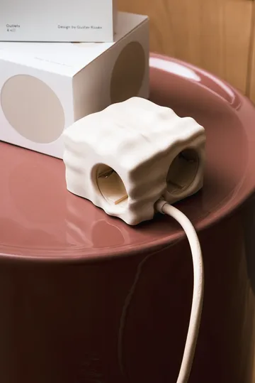 Cumulus+ case-Schale für Cuboid+ Steckdosenleiste - Beige - Kord