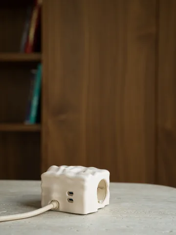 Cumulus+ case-Schale für Cuboid+ Steckdosenleiste - Beige - Kord