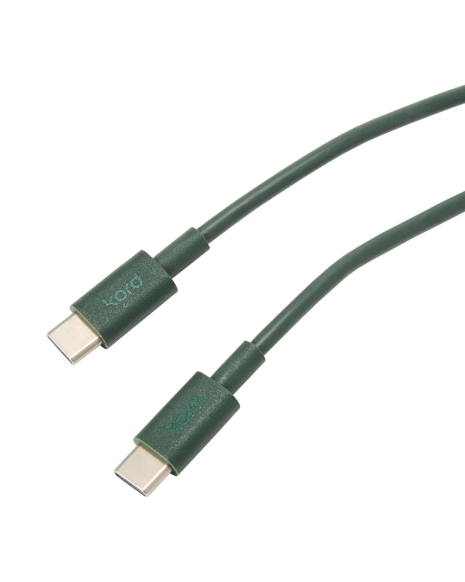 Kord USB-C zu USB-C Ladekabel 1,8 m, Dark Green Kord