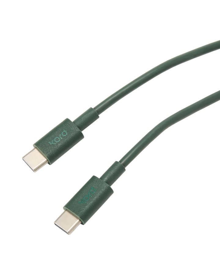 Kord USB-C zu USB-C Ladekabel 1,8 m, Dark Green Kord