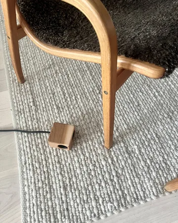 Kord x Bark woodencase-Hülle für Cuboid+ Steckdosenleiste - Rinde - Kord
