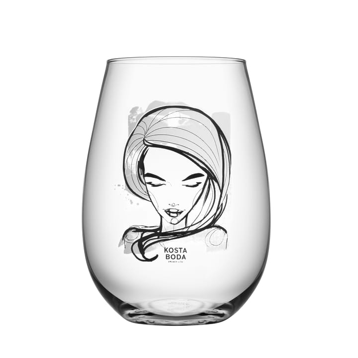 All about you Glas 57 cl 2er Pack, Need you (weiß) Kosta Boda