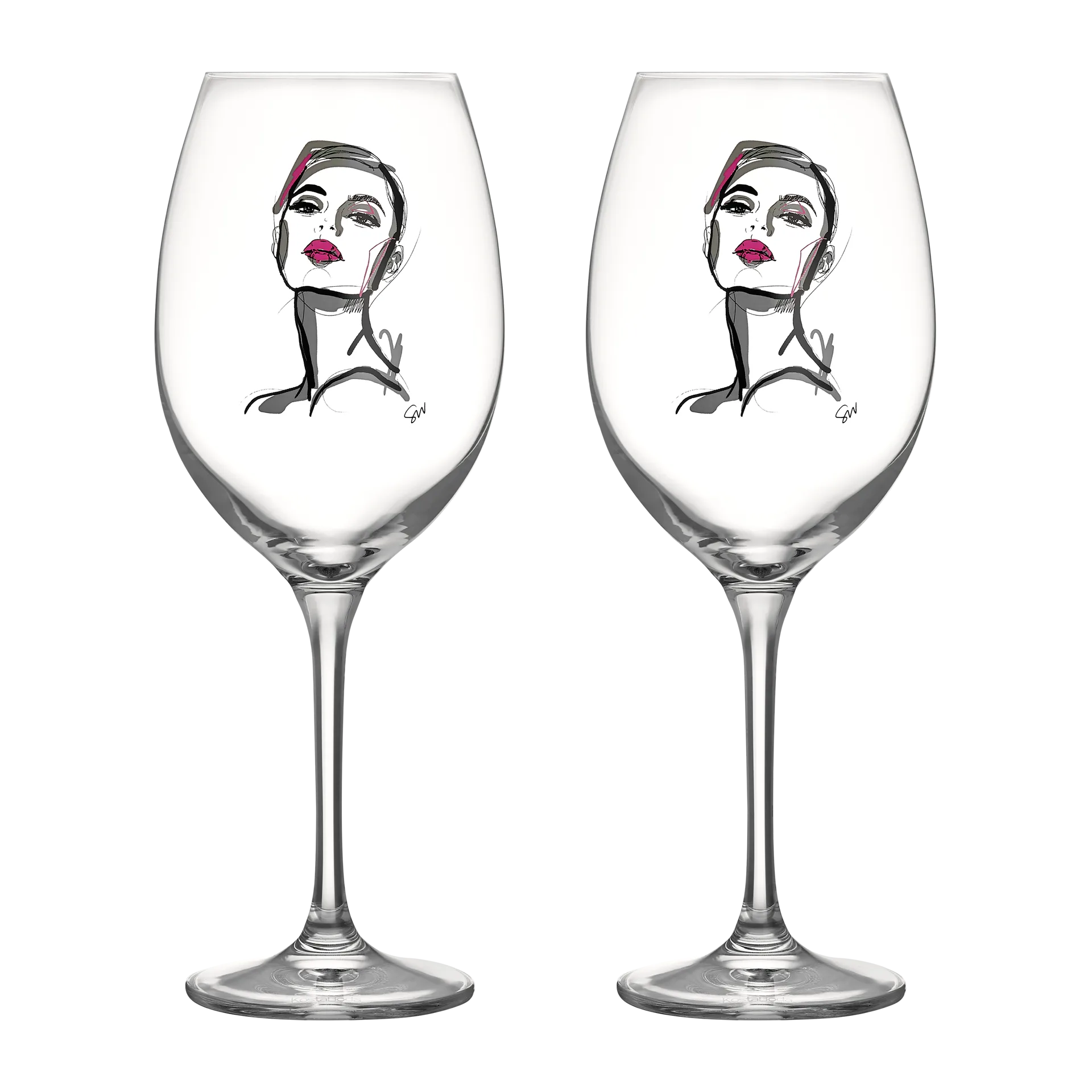All about you Weinglas 52 cl 2er Pack, Hold you Kosta Boda