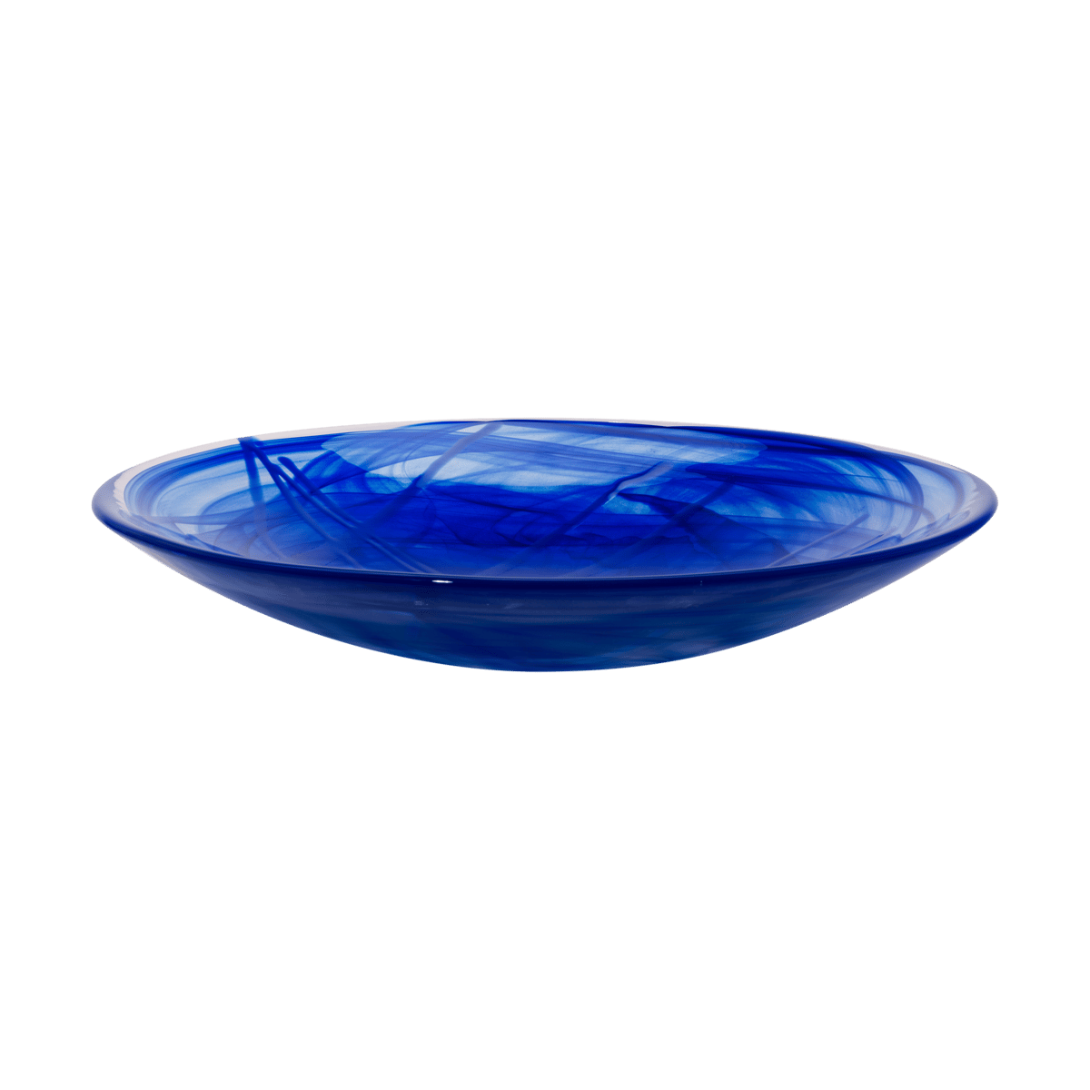 Kosta Boda Contrast Teller 380mm Blau-blau