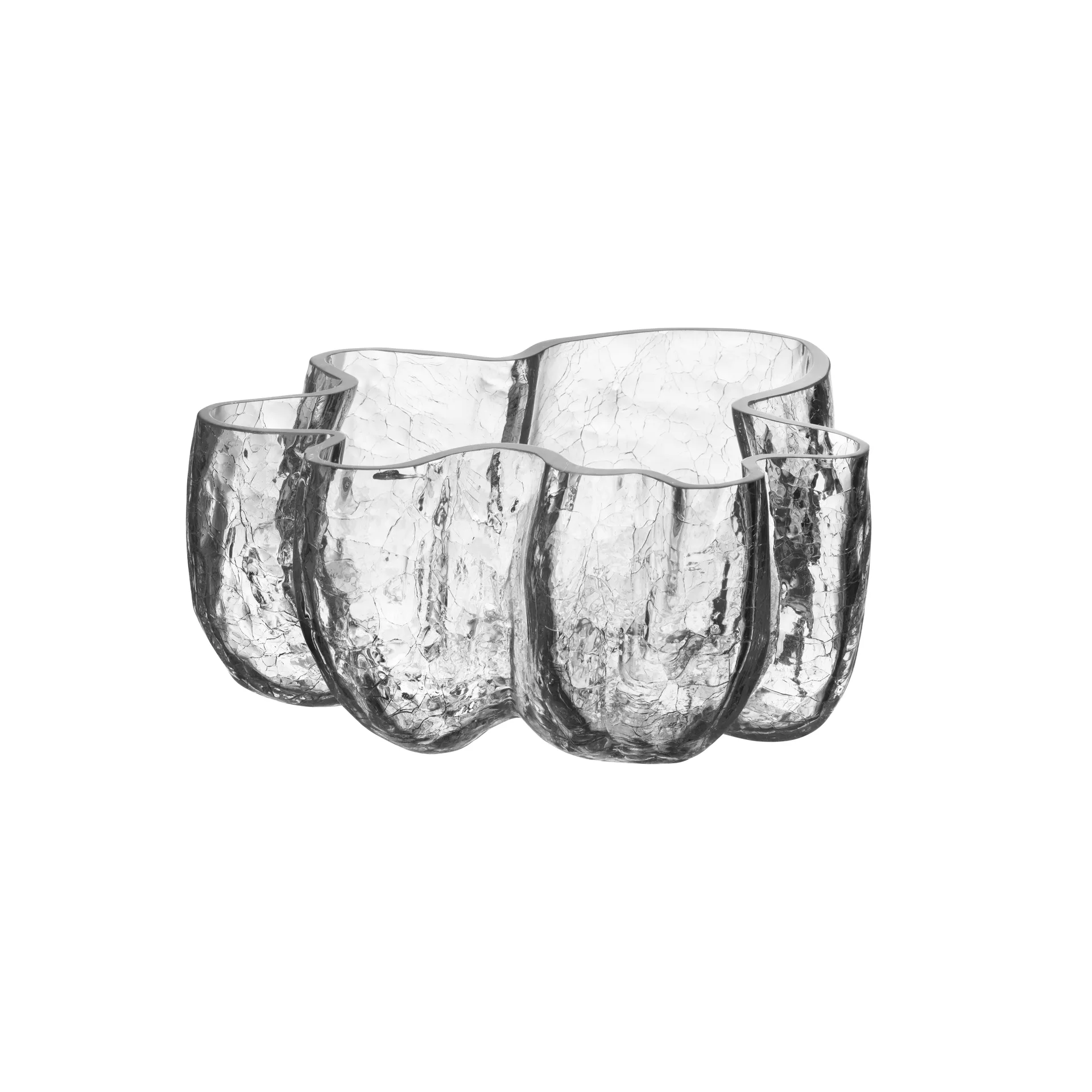 Crackle Schale 10,5 cm, Klar Kosta Boda