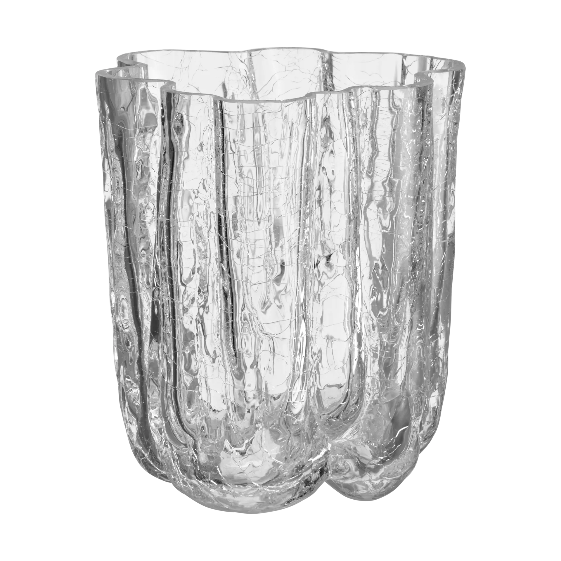 Crackle Vase 12,1 cm, Klar Kosta Boda